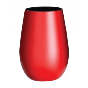 Stolzle Lausitz Olympic szklanka czerwono czarna 465 ml. 6 szt.
