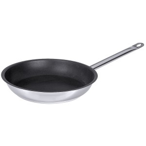 Profesjonalna Patelnia ze stali nierdzewnej nieprzywierająca 24 cm.
