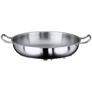 Profesjonalna Patelnia ze stali nierdzewnej 40 cm.
