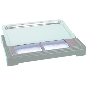 Witrynka chłodząca prostokątna GN 1/1 56,5 x 35 x 6,5 cm, biała