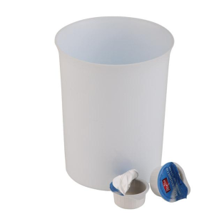 Stołowy pojemnik na odpadki z tworzywa sztucznego 0,9 l.