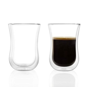 Stolzle Lausitz - Coffee' n more ręcznie robiona szklanka do kawy, herbaty, drinków 230 ml. 2 szt.