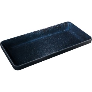 Schonwald PlayGround Nara schwarz black połysk talerz, taca 18 cm x 9 cm.