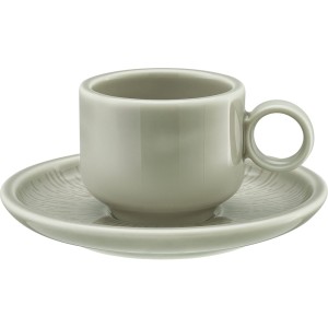 Schonwald Shiro Glaze Steam filiżanka do espresso z podstawkiem 90 ml.