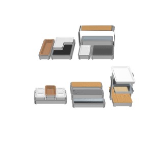 WMF Quadro Buffet Moduł M system bufetowy deserowy. 