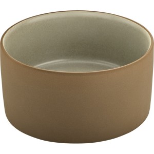Schonwald PlayGround Artisan Collection 2 in 1 miska / podstawek brązowo - zielony 16 cm. 