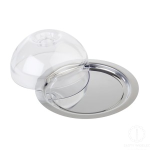 FINESSE Taca z pokrywką do serwowania ciast, deserów 22,5 cm