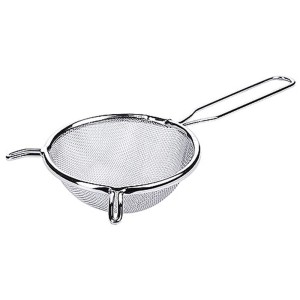 Sitko, sito z rączką stalowe 14 cm.  