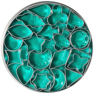 Wycinarki do ciasteczek, różne kształty 21 szt.