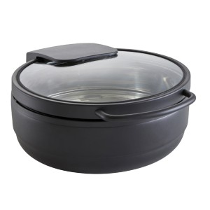 WMF czarny Podgrzewacz indukcyjny HOT & FRESH Basic Black okrągły - bemar