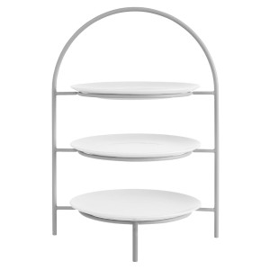 WMF szary stojak do talerzy 24 cm i 26 cm – Neutral Macadamia do bufetu i restauracji
