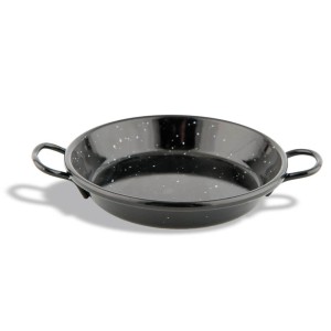 Pujadas Vollrath Patelnia do paelli stalowa emaliowana 10 cm