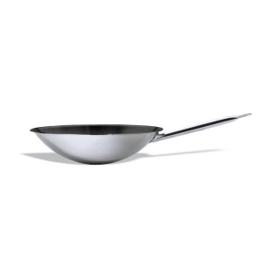 Pujadas Vollrath Wok okrągły, 5-warstwowy, nieprzywierający, 36 cm