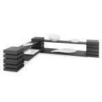 Pujadas Vollrath Cubic zestaw bufetowy 2-poziomowy w kształcie litery l