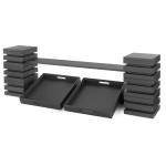 Pujadas Vollrath Cubic zestaw bufetowy 2-poziomowy na tace 40x40 cm