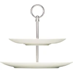 BAUSCHER PURITY patera 2-poziomowa (talerze okrągłe coupe)