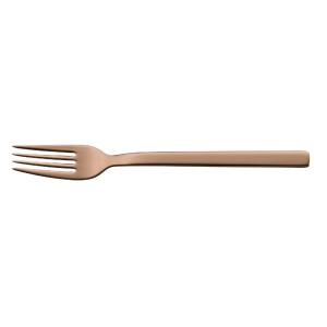 WMF Unic Cooper miedziany Widelec przystawkowy 19,5 cm. 